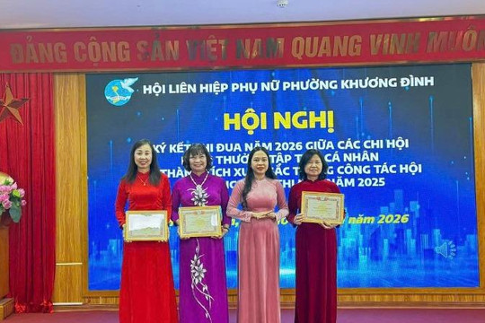 Hội LHPN phường Khương Đình triển khai phong trào thi đua năm 2026