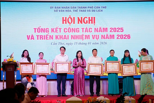 Cần Thơ đạt nhiều kết quả nổi bật trong lĩnh vực văn hóa, thể thao và du lịch