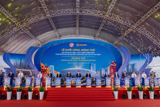 Khởi công đồng loạt 4 dự án hạ tầng "siêu khủng" trị giá 240.000 tỷ đồng