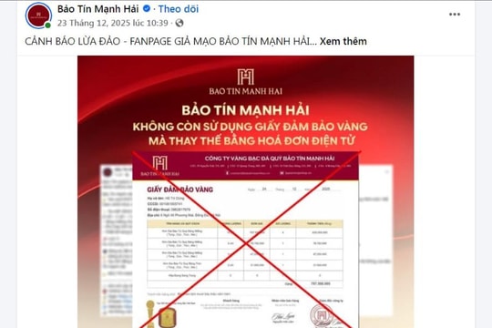 Mua vàng, bạc trên mạng xã hội: Coi chừng “sập bẫy” lừa đảo