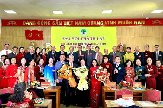 Đại hội thành lập Hội Người cao tuổi phường Hoàng Mai thành công tốt đẹp