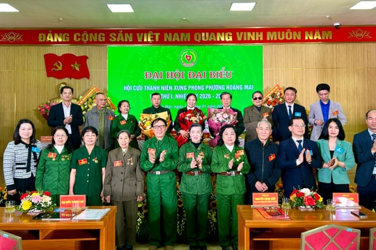 Đại hội Hội Cựu Thanh niên xung phong phường Hoàng Mai lần thứ nhất thành công tốt đẹp