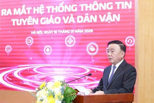 Phát biểu của đồng chí Thường trực Ban Bí thư tại Lễ ra mắt Ứng dụng di động Tuyên giáo và Dân vận