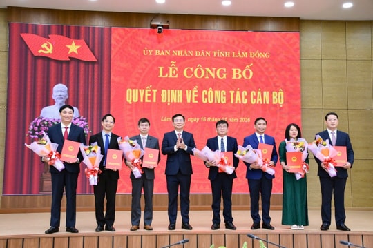 Lâm Đồng công bố quyết định về công tác cán bộ