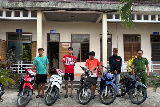 Đà Nẵng: Bắt nhóm đối tượng thực hiện hàng loạt vụ trộm xe máy