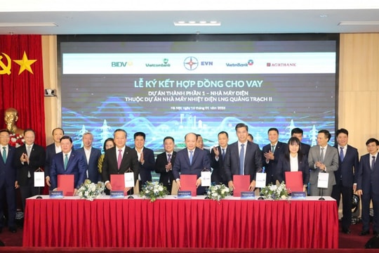 EVN ký hợp đồng vay vốn Dự án thành phần 1 Nhà máy điện LNG Quảng Trạch II