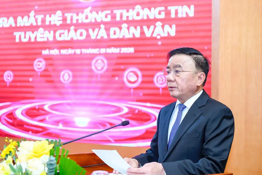 Bài phát biểu của Thường trực Ban Bí thư tại Lễ ra mắt ứng dụng di động Tuyên giáo và Dân vận