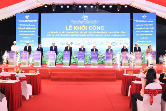 Xã Đông Anh: khởi công dự án giao thông cầu đường bộ gần 5.000 tỷ đồng