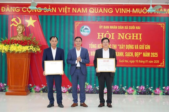 Suối Hai lan tỏa phong trào xây dựng thôn, xóm sáng - xanh - sạch - đẹp