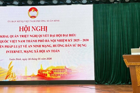 Phường Xuân Đỉnh quán triệt Nghị quyết Đại hội MTTQ thành phố Hà Nội