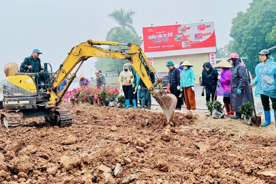 Nam Phù tổng vệ sinh môi trường, hướng về Đại hội XIV của Đảng