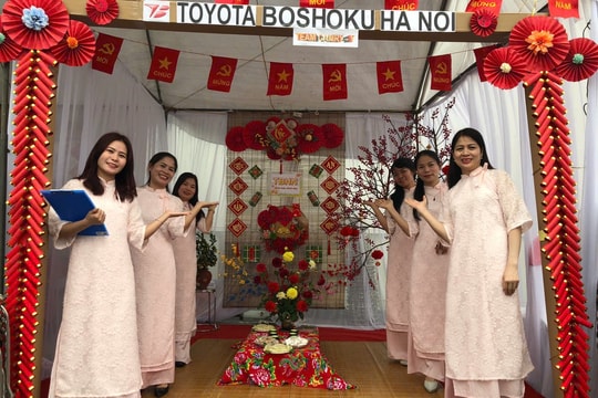 Người lao động Công ty Toyota Boshoku vui Tết sum vầy