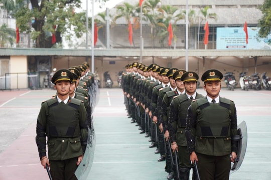 Bộ Tư lệnh Cảnh vệ và Cảnh sát cơ động quyết tâm bảo vệ tuyệt đối an toàn Đại hội Đảng lần thứ XIV