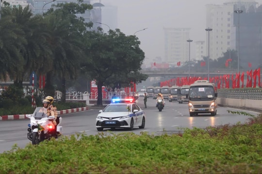 Hà Nội: Giữ vững an ninh trật tự, an toàn giao thông phục vụ Đại hội XIV