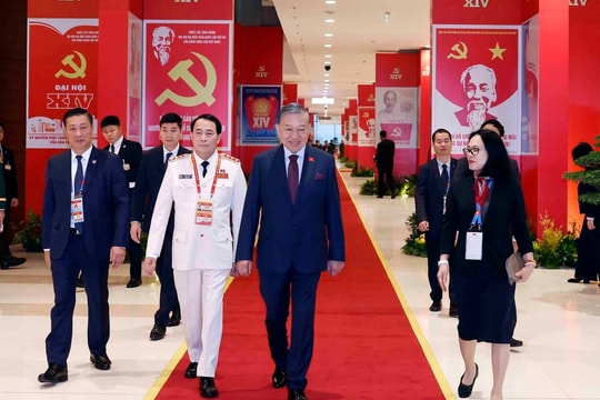 Đại hội XIV của Đảng bước vào ngày làm việc đầu tiên