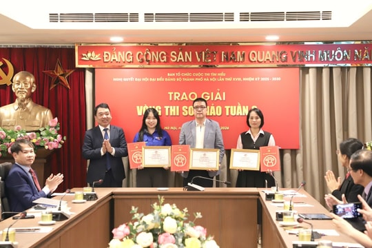 Hơn 235.000 lượt người tham gia Cuộc thi tìm hiểu Nghị quyết Đại hội XVIII Đảng bộ TP Hà Nội