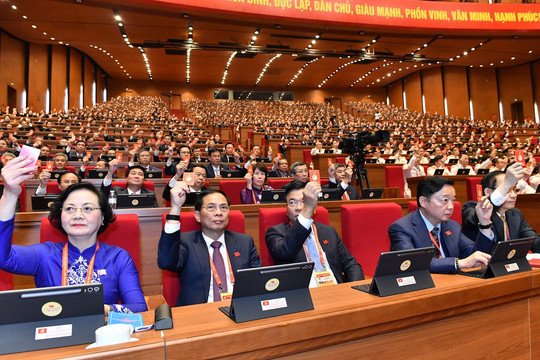 Đại hội XIV của Đảng Các đoàn đại biểu nêu cao tinh thần trách nhiệm, thống nhất cao