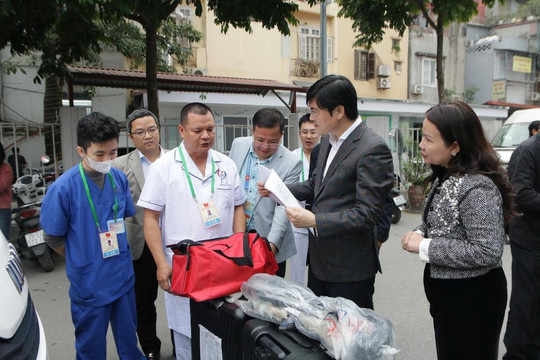 Ngành Y tế Hà Nội sẵn sàng bảo đảm công tác y tế phục vụ Đại hội đại biểu toàn quốc lần thứ XIV của Đảng