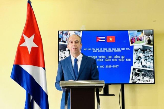 Đại sứ Cuba gửi thông điệp tin tưởng vào thành công của Đại hội Đảng lần thứ XIV