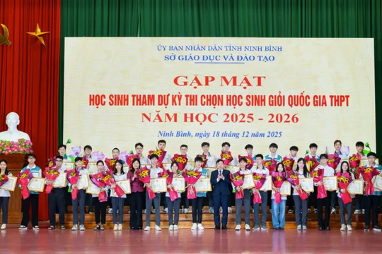 Ninh Bình xếp thứ hai toàn quốc tại Kỳ thi chọn học sinh giỏi quốc gia THPT