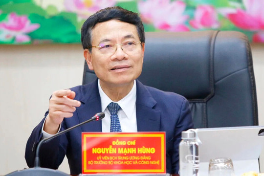 Bộ trưởng Nguyễn Mạnh Hùng: Khoa học công nghệ, đổi mới sáng tạo nâng tầm vị thế Việt Nam trong kỷ nguyên mới