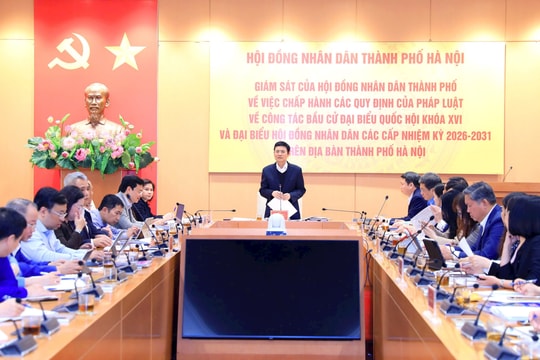 Hà Nội: Giám sát công tác chuẩn bị bầu cử tại 7 phường