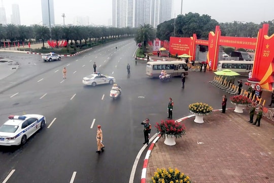 Hà Nội ứng dụng camera AI vận hành "làn sóng xanh" phục vụ Đại hội XIV của Đảng