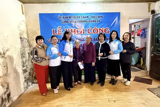 Phường Giảng Võ, Hà Nội Hiện thực hóa ước mơ an cư cho phụ nữ khó khăn