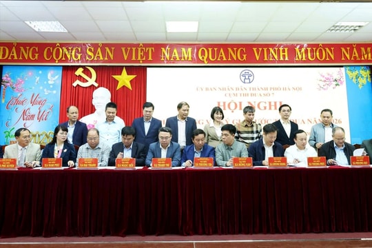 Cụm thi đua số 7 ký cam kết thi đua năm 2026
