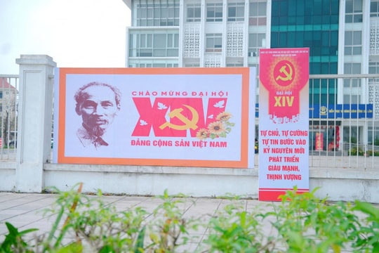 Xã Gia Lâm rực rỡ cờ hoa chào mừng Đại hội đại biểu toàn quốc lần thứ XIV của Đảng