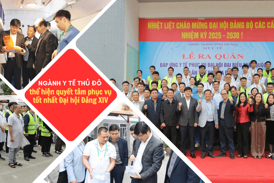 Ngành y tế Thủ đô quyết tâm phục vụ tốt nhất Đại hội Đảng XIV