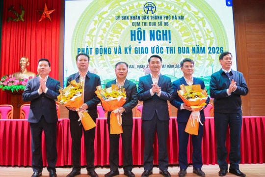 Cụm thi đua số 8 suy tôn xã Quốc Oai làm Cụm trưởng năm 2026