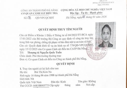 Đà Nẵng: Truy tìm đối tượng liên quan vụ lừa đảo 2.000 tỷ đồng