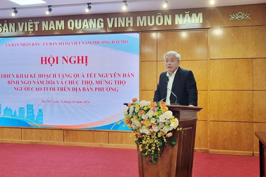 Phường Đại Mỗ triển khai công tác chuẩn bị bầu cử và kế hoạch chăm lo Tết