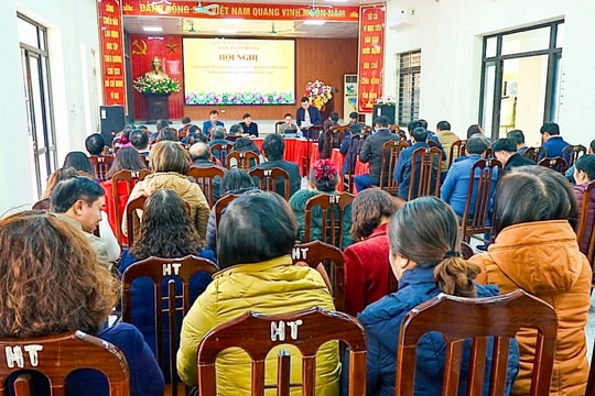 Hòa Xá: 100% đơn vị hoàn thành hội nghị cử tri, giới thiệu 56 nhân sự ứng cử HĐND xã