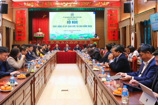 Hà Nội: Cụm thi đua số 8 phát động và ký kết giao ước thi đua năm 2026