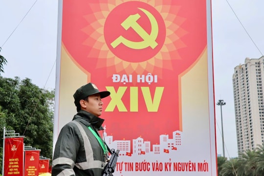 Cán bộ, chiến sĩ Công an Thủ đô bảo vệ tuyệt đối an toàn Đại hội XIV