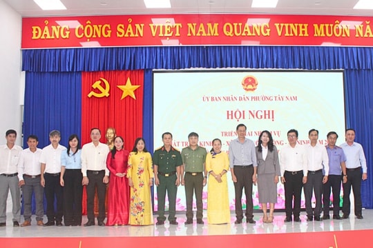 Phường Tây Nam (TP Hồ Chí Minh) Lấy cải cách hành chính, chuyển đổi số làm động lực phát triển
