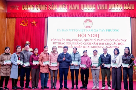 Xã Tây Phương: 279,653 tỷ đồng dư nợ nguồn vốn vay chính sách