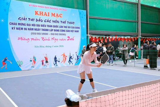Phường Yên Hòa: Gần 500 vận động viên tham gia Giải thi đấu thể thao mừng Đảng - mừng Xuân Bính Ngọ 2026