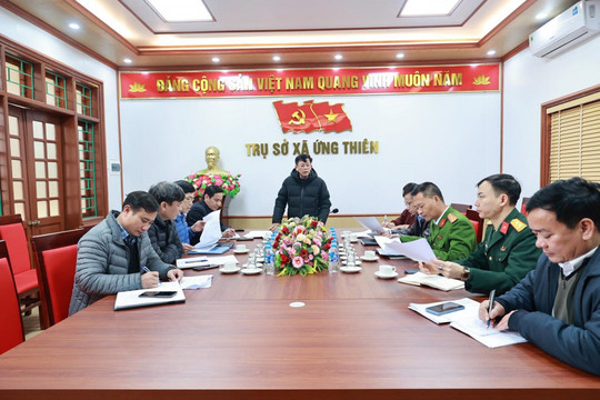 Xã Ứng Thiên dồn lực tháo gỡ các "điểm nghẽn" trước thềm Tết Bính Ngọ