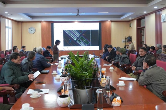 Xã Quang Minh giao đất dịch vụ đợt 4 cho 22 hộ dân