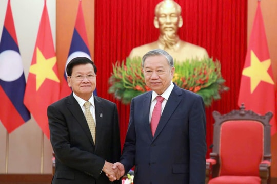 Tổng Bí thư, Chủ tịch nước Cộng hòa Dân chủ Nhân dân Lào Thongloun Sisoulith thăm Việt Nam từ ngày 26 đến 27-1