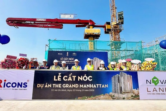 The Grand Manhattan: Novaland cất nóc tháp cuối cùng của dự án