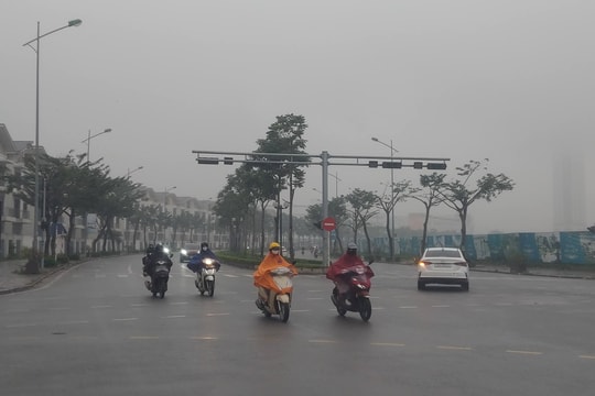 Hà Nội nhiều mây, có nơi mưa phùn, sương mù và rét đậm