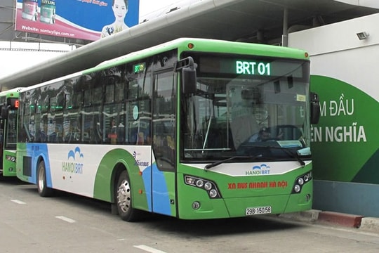 Tuyến buýt nhanh BRT 01 có sản lượng hành khách đứng đầu Transerco