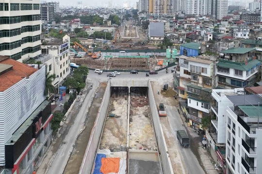 Hầm chui Kim Đồng - Giải Phóng dự kiến hoàn thành trong quý I/2026