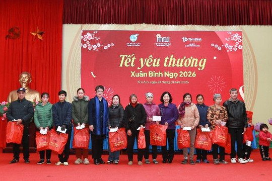 Tết yêu thương 2026: Lan tỏa sẻ chia, tiếp sức phụ nữ vững vàng đón Xuân Bính Ngọ