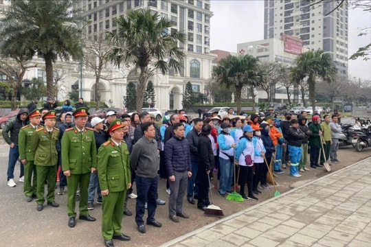 Phú Thượng ra quân bảo vệ trật tự, văn minh đô thị