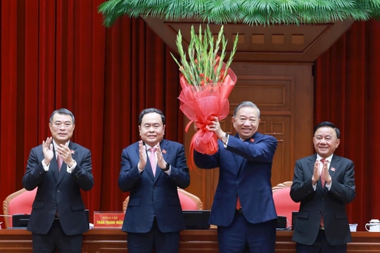 Nhiều điện, thư chúc mừng đồng chí Tô Lâm được bầu lại làm Tổng Bí thư